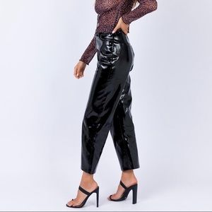 lioness faux leather vinyl pants